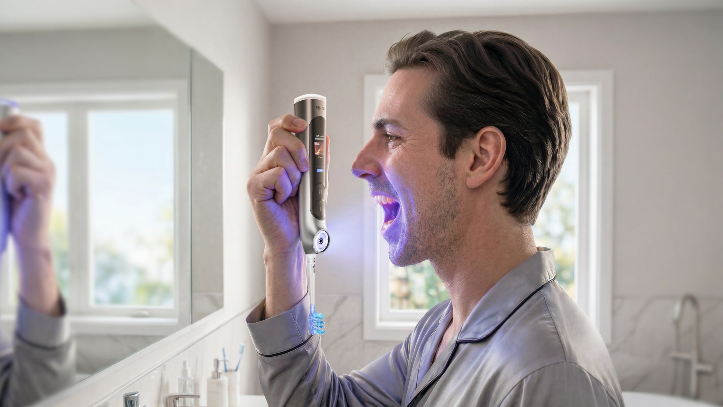 Why settle for blind brushing?